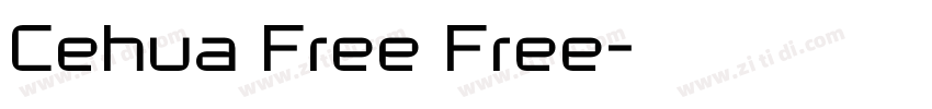 Cehua Free Free字体转换